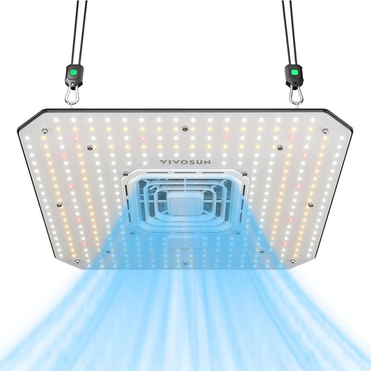 VIVOSUN AeroLight A100SE LED Grow Light – 100W with Integrated Circulation Fan