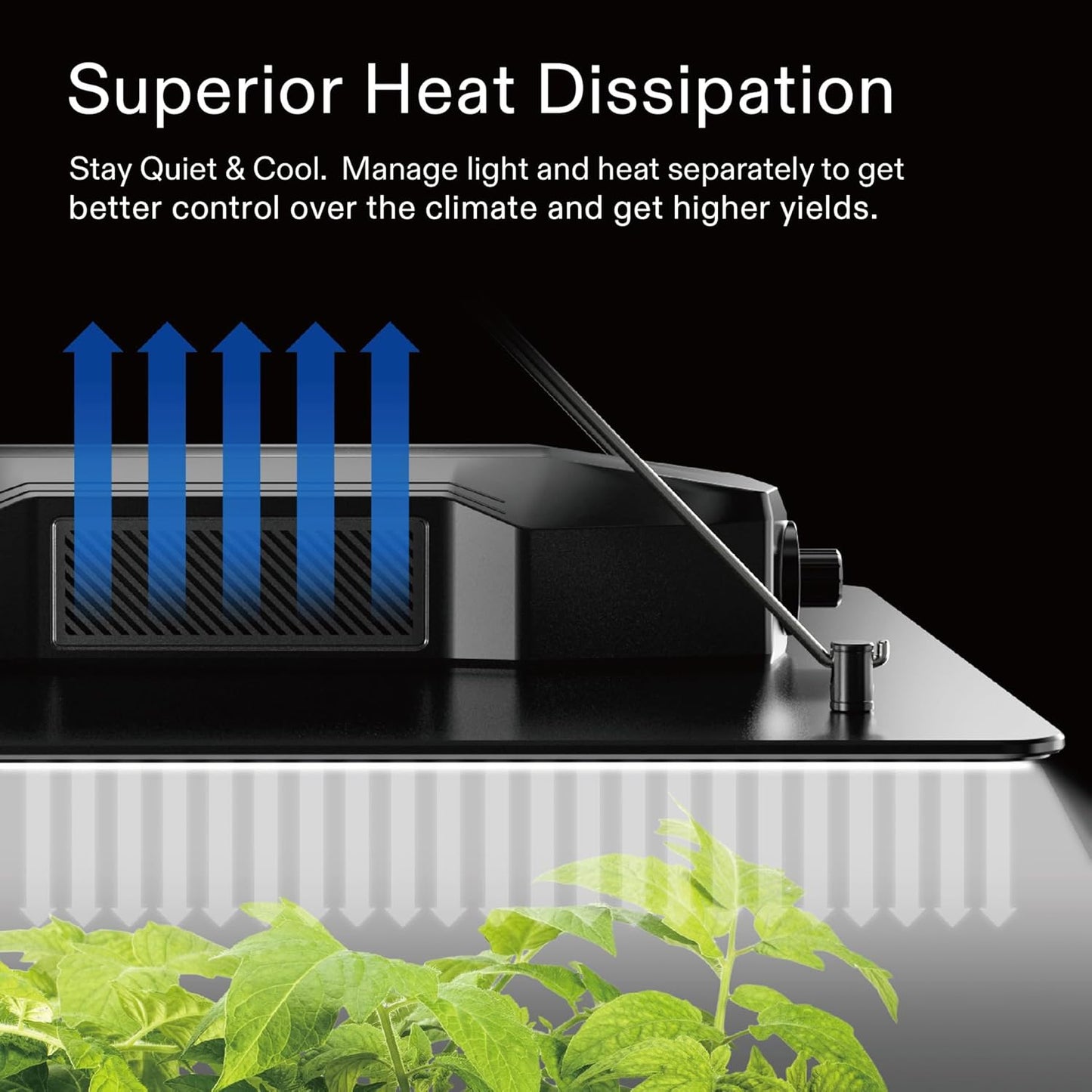 VIVOSUN 2 x 2 ft. Grow Tent Kit Complete – 24"x24"x48" Grow Tent Complete System