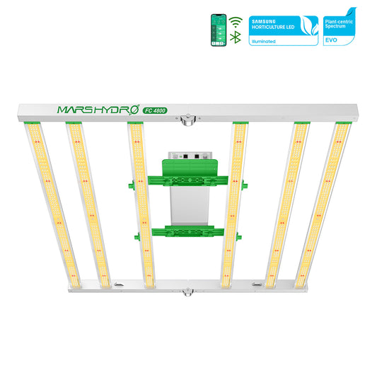 Mars Hydro FC4800-EVO Complete Grow Tent Kit – 480W Samsung LED + 120 × 120 cm Tent + 6″ Ventilation System