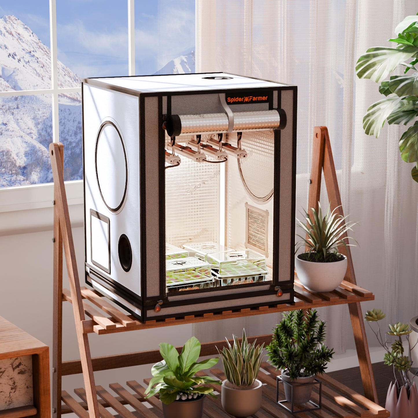 Spider Farmer 60×60×80 cm Indoor Grow Tent – 2000D