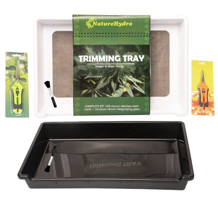Naturehydro Trimming Tray met Dry Sift Tools