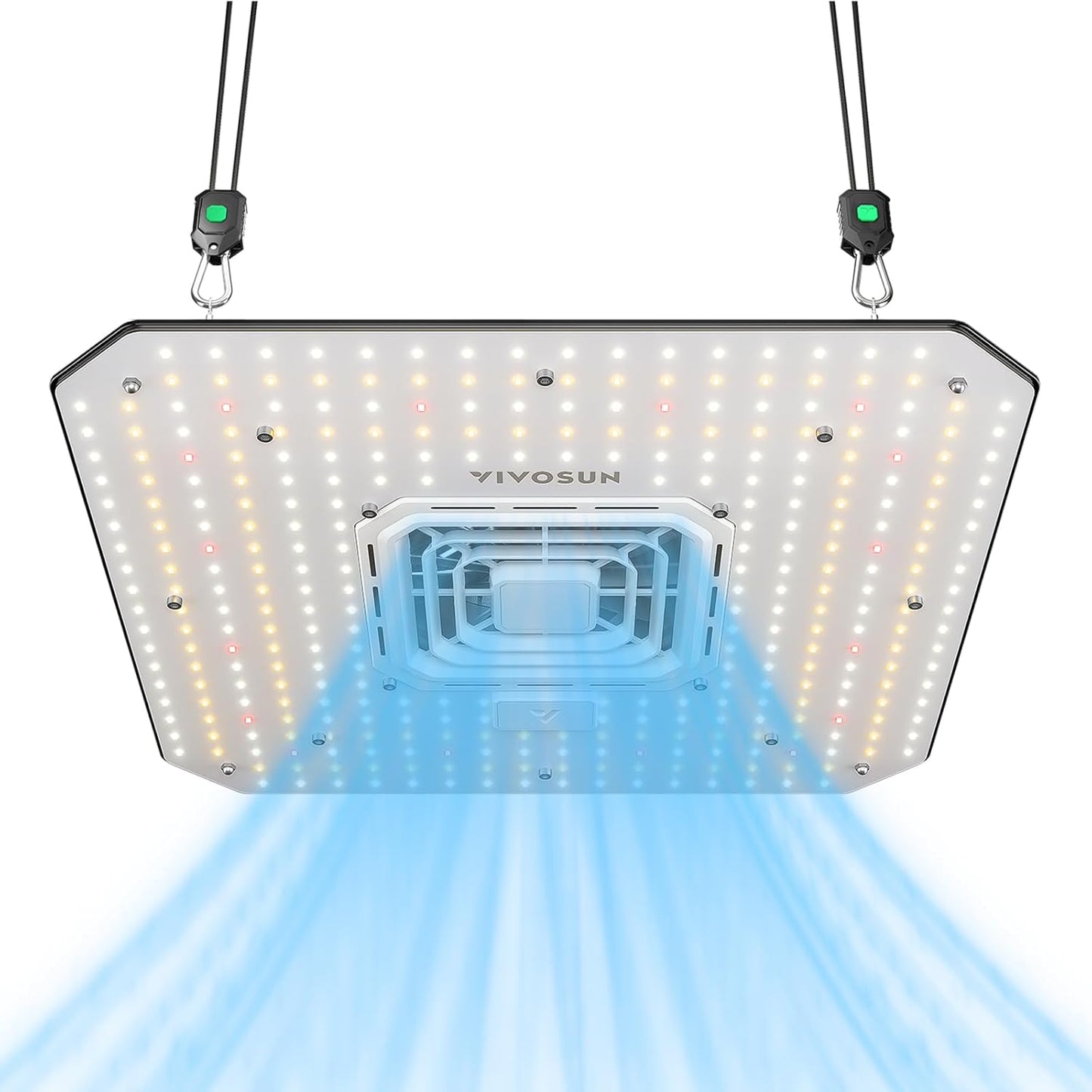 VIVOSUN AeroLight A100SE LED Grow Light – 100W with Integrated Circulation Fan