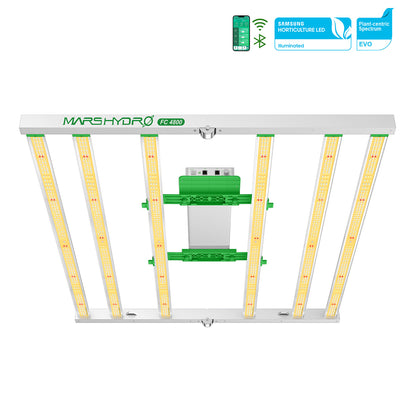 Mars Hydro FC4800-EVO Complete Grow Tent Kit – 480W Samsung LED + 120 × 120 cm Tent + 6″ Ventilatiesysteem